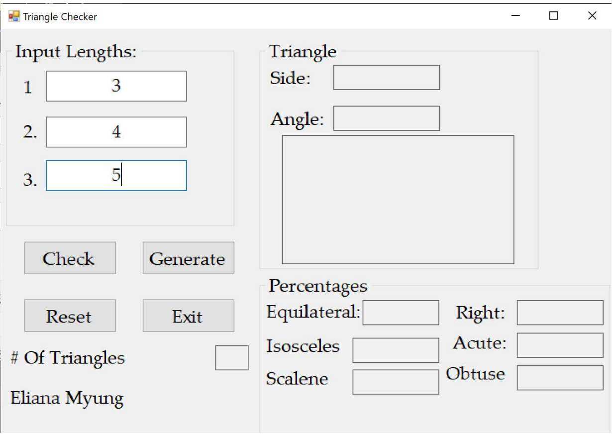 Triangle Checker